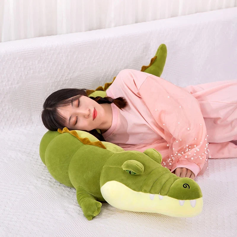 Giant Crocodile Plush Pillow – Long Stuffed Crocodile Body Pillow