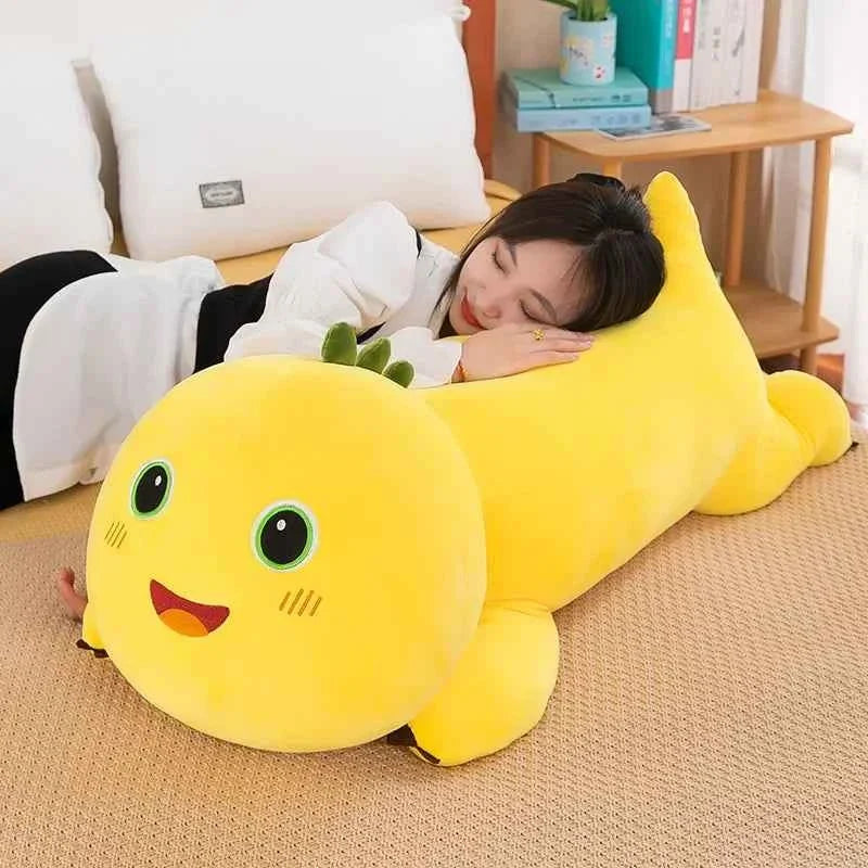 Cute Milk Dragon Plush Toy – Soft Cartoon Dragon Pillow