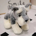 Cute Schnauzer Plush Toy – Soft Stuffed Dog Doll in Multiple Sizes