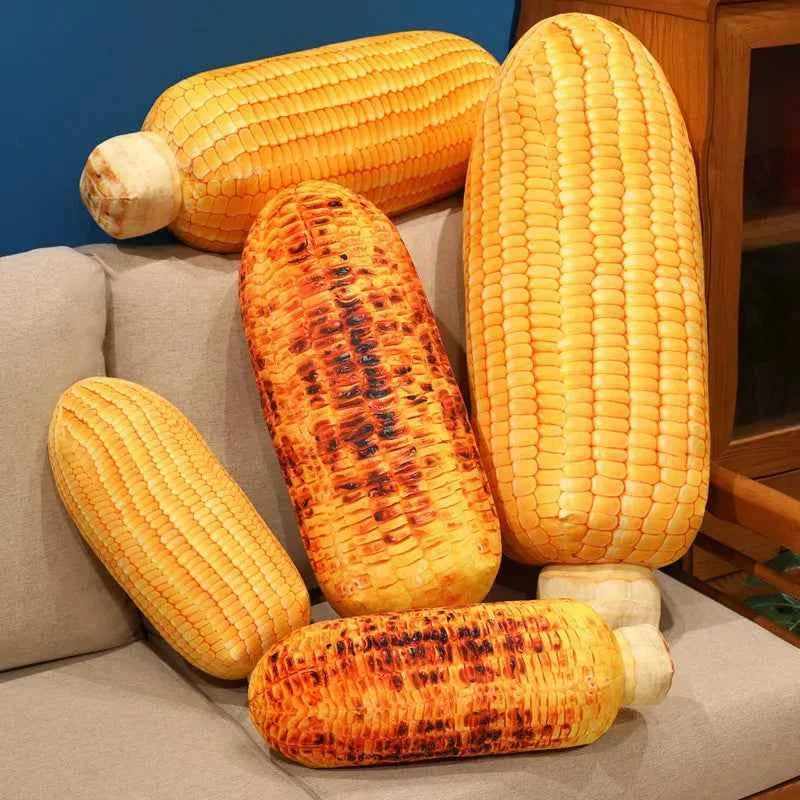 Roasted Corn Plush Toy – Giant Lifelike Corn Cob Plush Pillow
