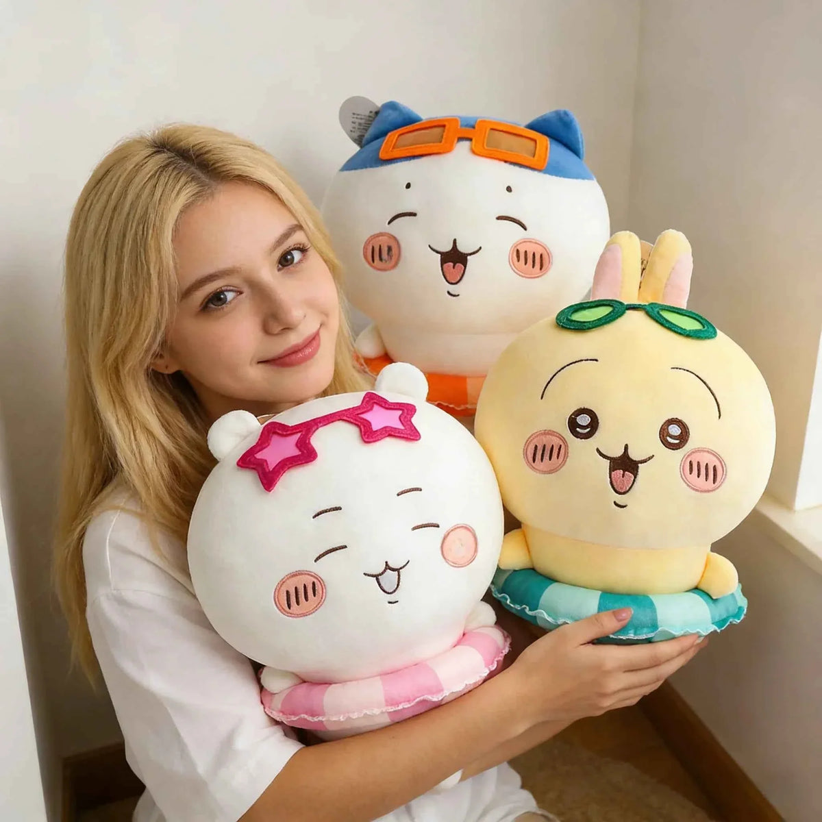 Summer Series Chiikawa Plush Collection Usagi Hachiware Toy