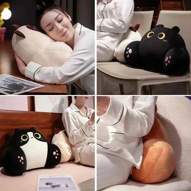 Thickened Cat Back Cushion Siamese Calico Cat Sofa Bed Home