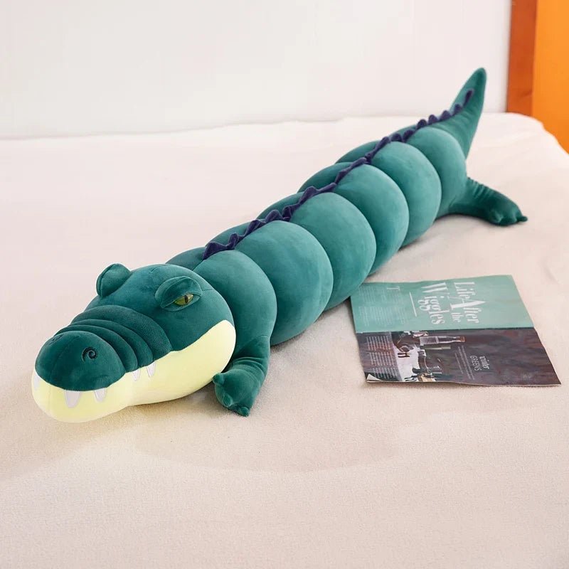 Giant Crocodile Plush Pillow – Long Stuffed Crocodile Body Pillow