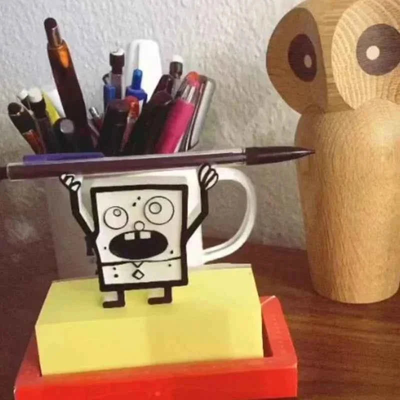3D printed pencil holder DoodleBob Pencil holder Office Pen