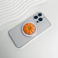 Cute Tomato Phone Stand Magnetic Socket Grip Phone Holder For Magsafe IPhone Mac Samsung Safe Ring Finger Expanding Stand