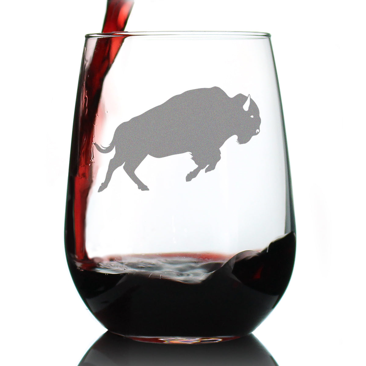 Bison - 17 Ounce Stemless Wine Glass