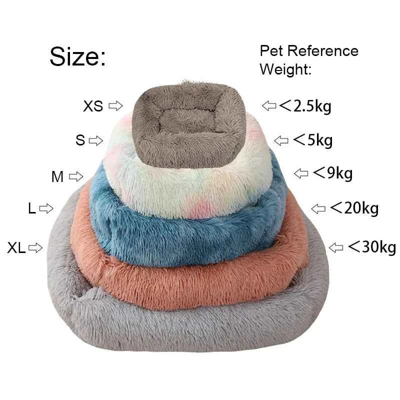 Rectangle Plush Dog Bed – Warm Pet Sofa Cushion for Cats and Dogs