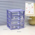 Desktop Storage Box Organizer Student Drawer Box Pen Holder
