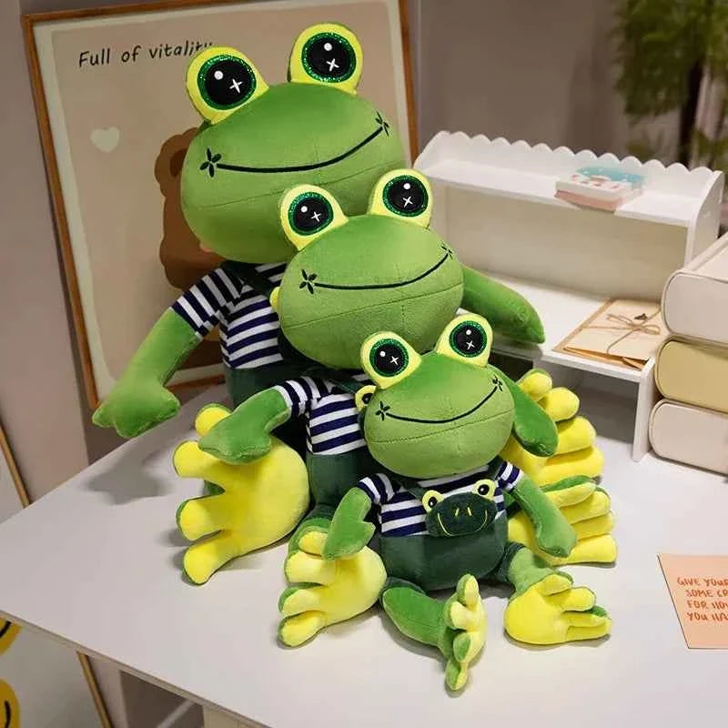 Cute Frog Stuffed Plush Toy Animal Frog Children