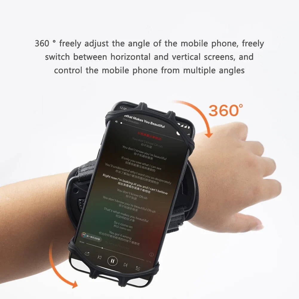 Running Sport Armbands 360 Rotatable Universal Arm Band Case for iPhone 16 15 14 13 12Pro Max Plus Workout Exercise Phone Holder
