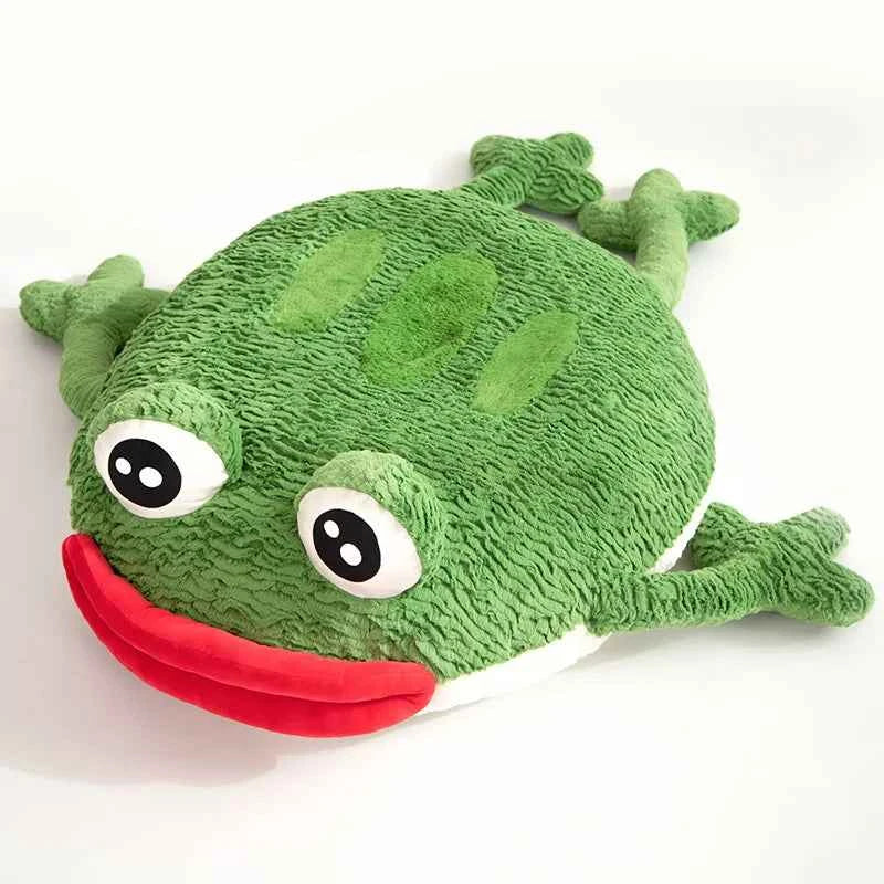 Frog Home Throw Pillow Cushion Sausage Mouth Soft