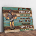 Pray Big Worry Small Sign
