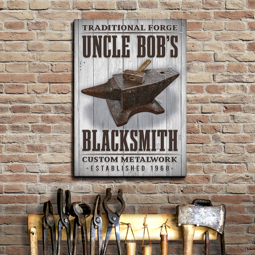 Traditional Forger Blacksmith Sign