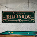 Neighborhood Pool Hall Billiards Sign