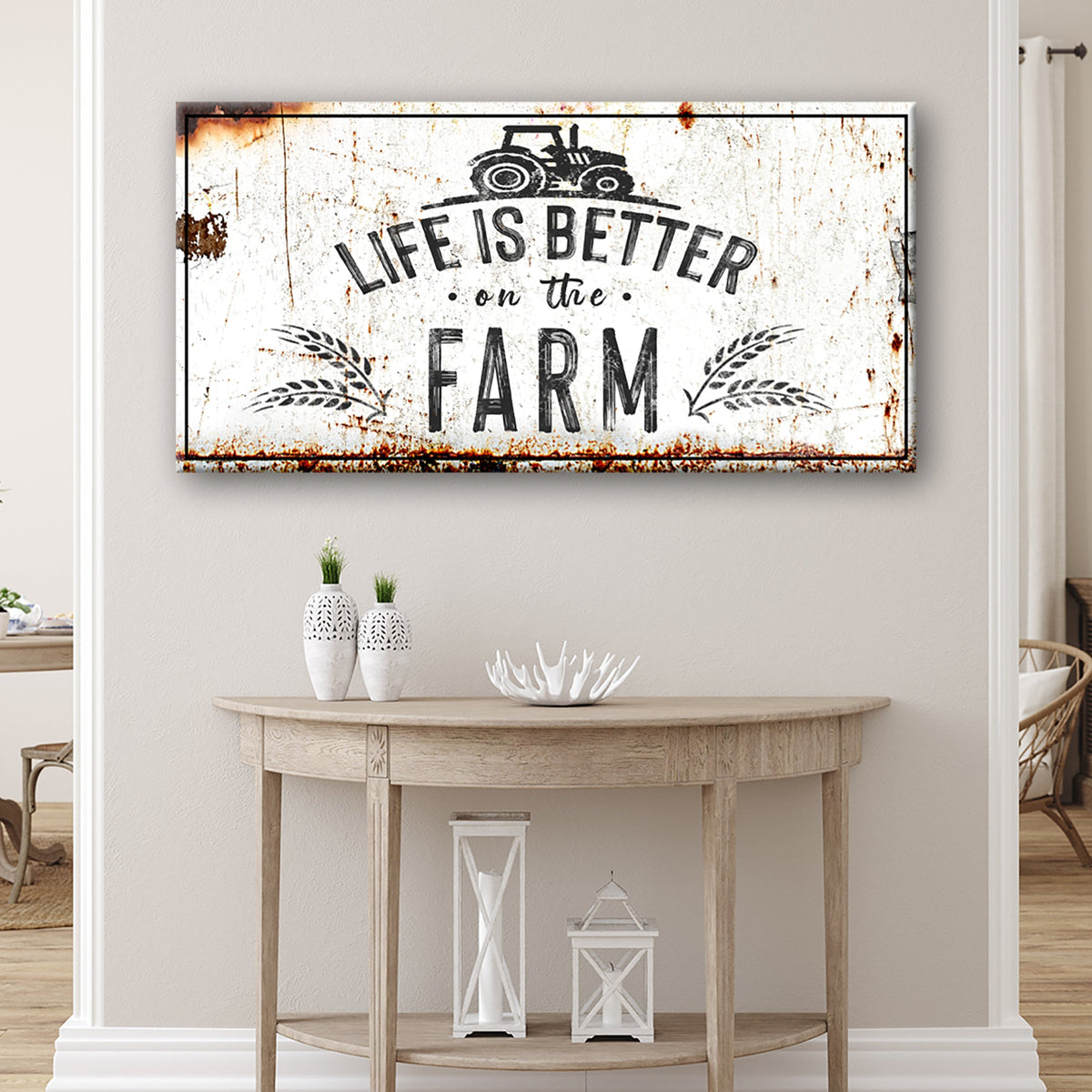 Life Is Better On The Farm Sign II
