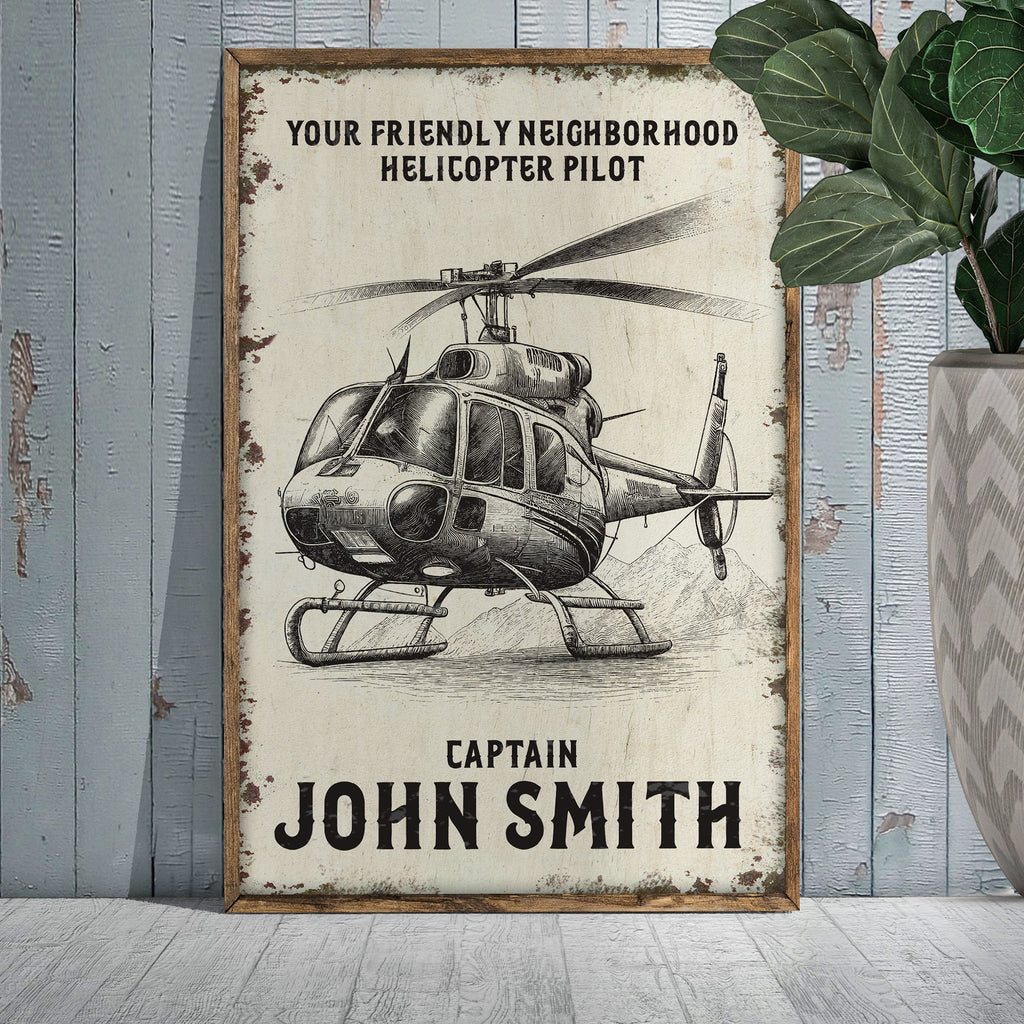 Helicopter Pilot Name Sign