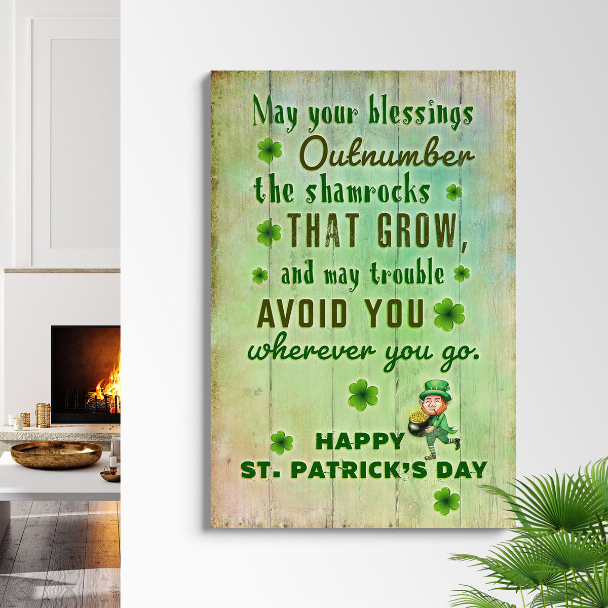 St. Patrick's Day Blessings Sign