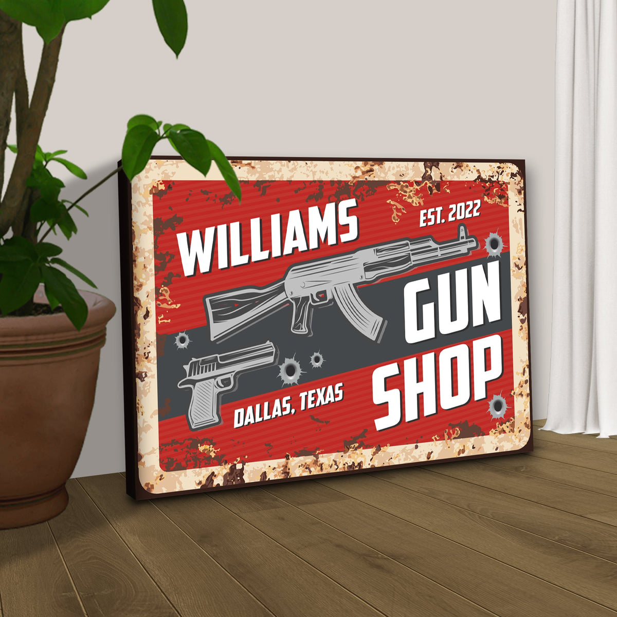 Gun Shop Sign II