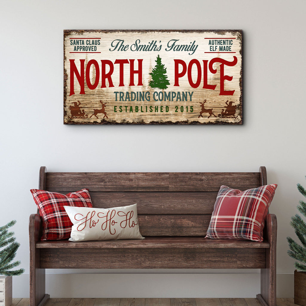 Christmas Trading Co Sign