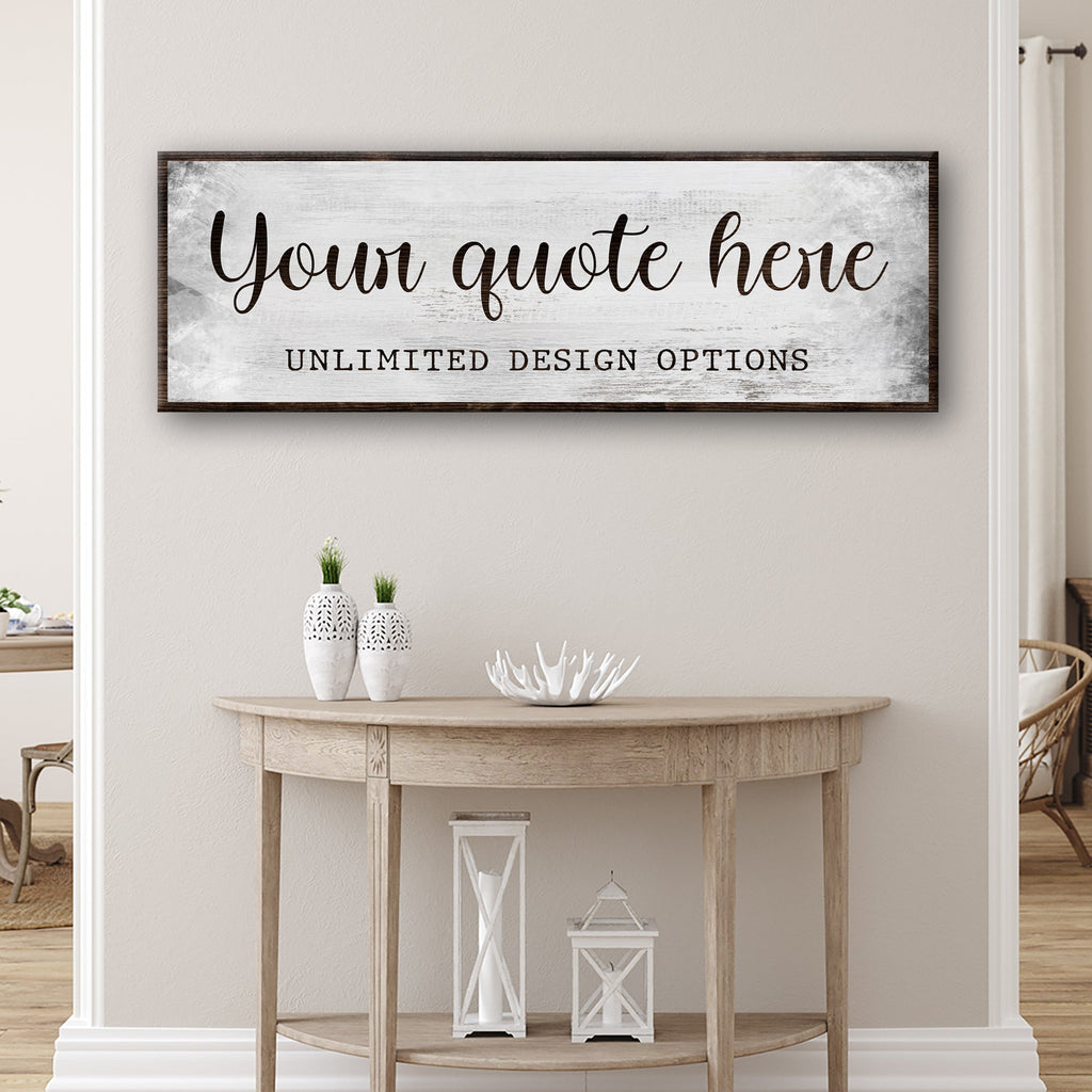 Custom Quote Sign