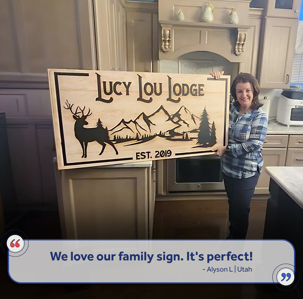 Family Mountain Sign