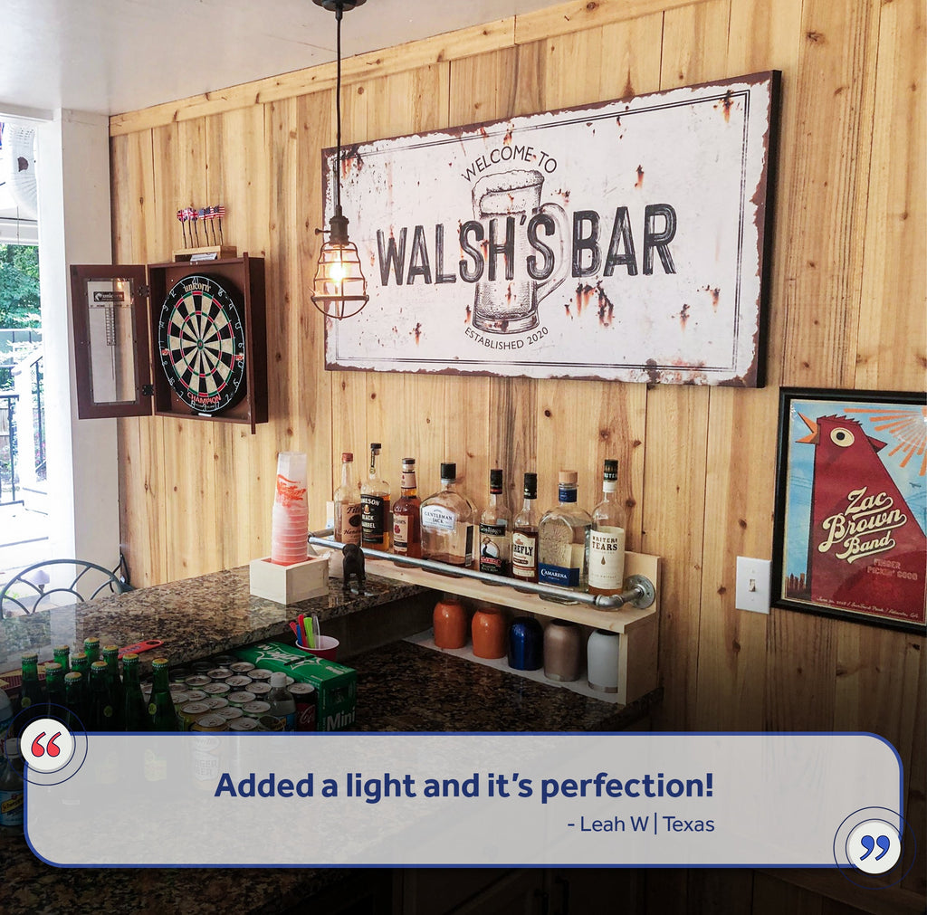 Beer Barrel Bar Sign II