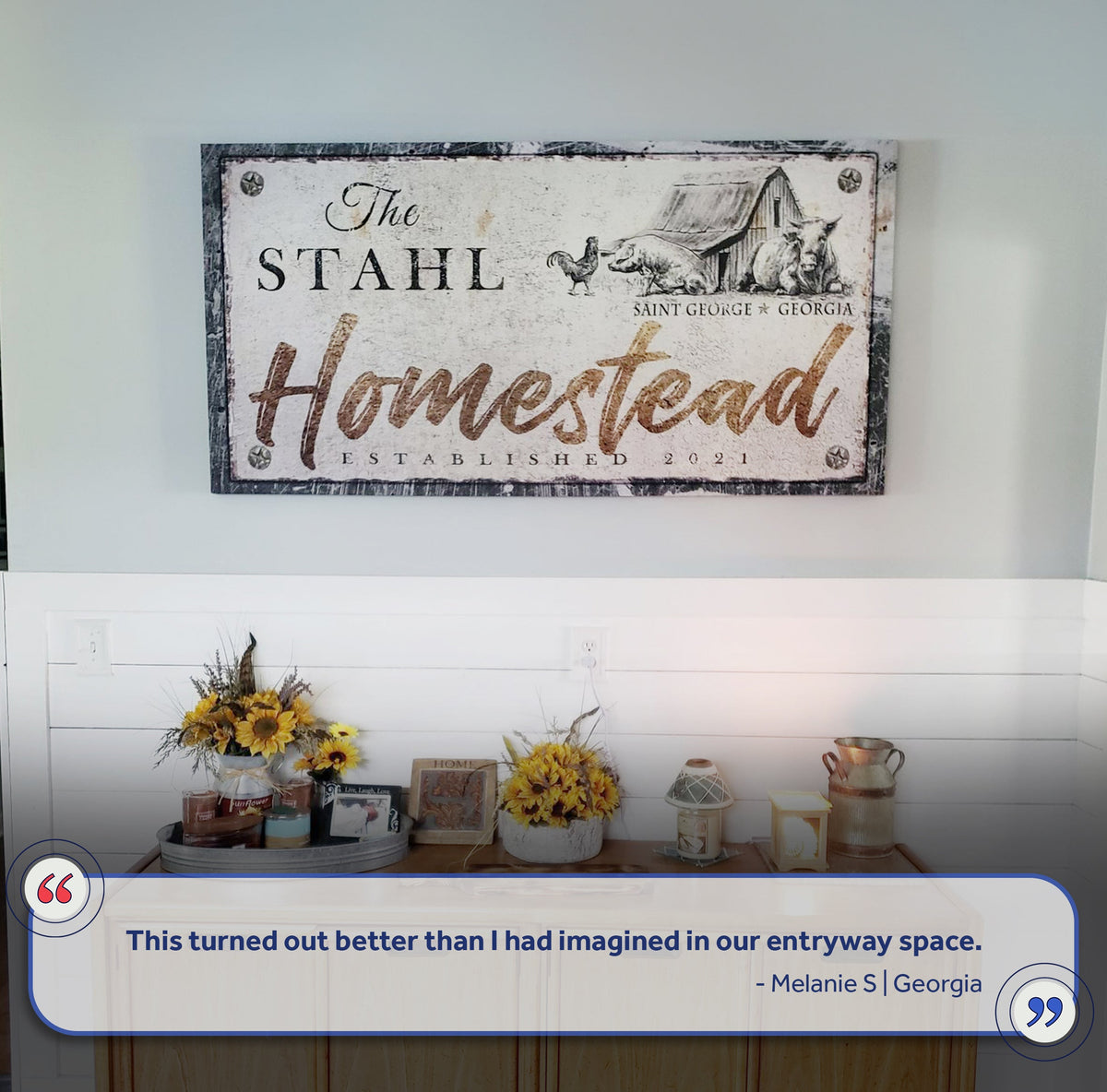 Homestead Sign IV
