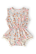 Unicorn Soiree Pom Pom Romper