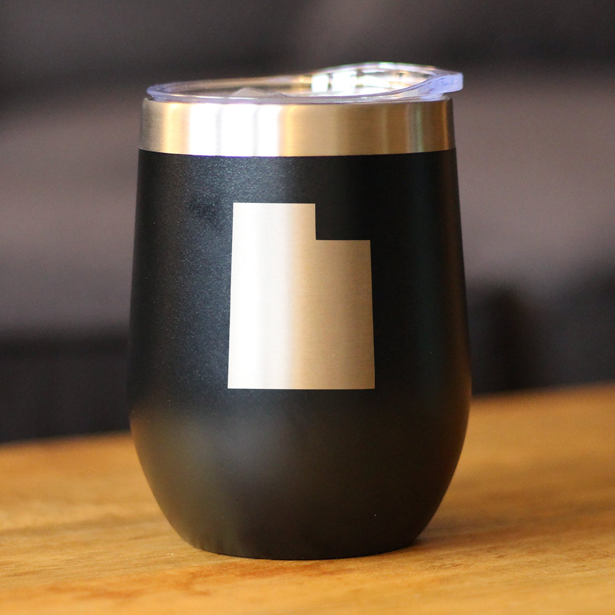 Utah State Outline - Wine Tumbler