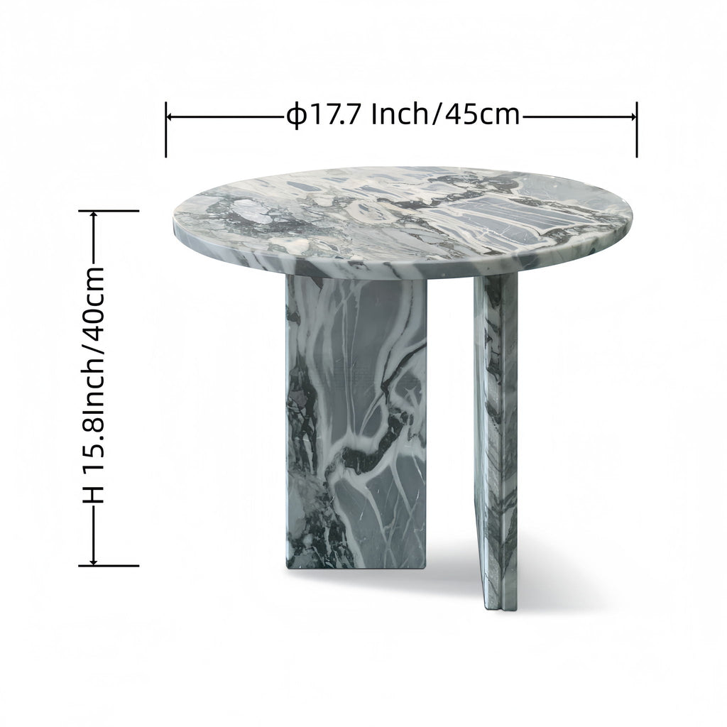 Luxury Coffee Table with Unique Veining - Natural Stone Design