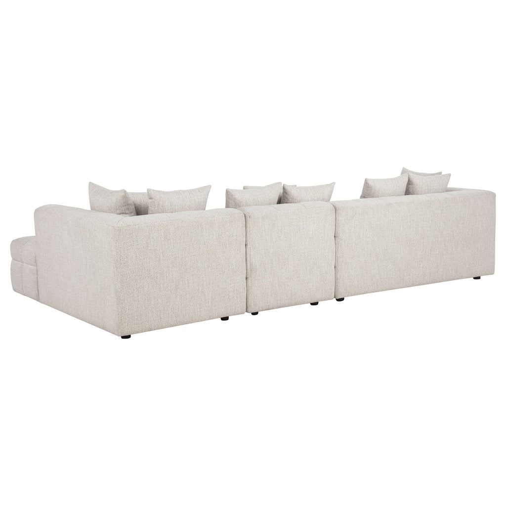 Amara 3-Piece Upholstered Sectional Sofa