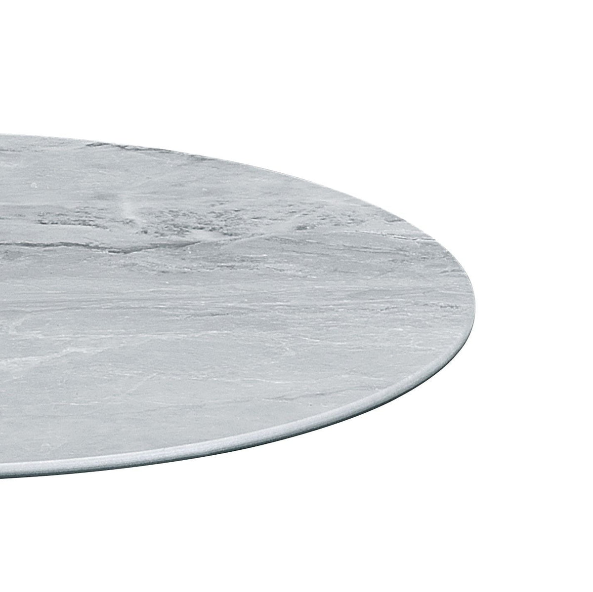 Marble Textured Top End Table - Circa Collection - White, Black, Gray