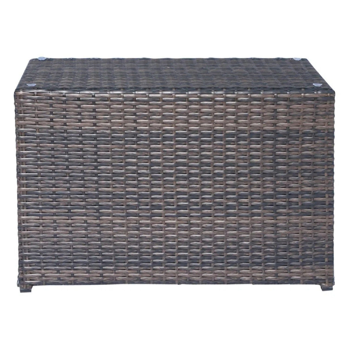 Modern Patio Rattan Sectional Set with Cushions - Multiple Colors