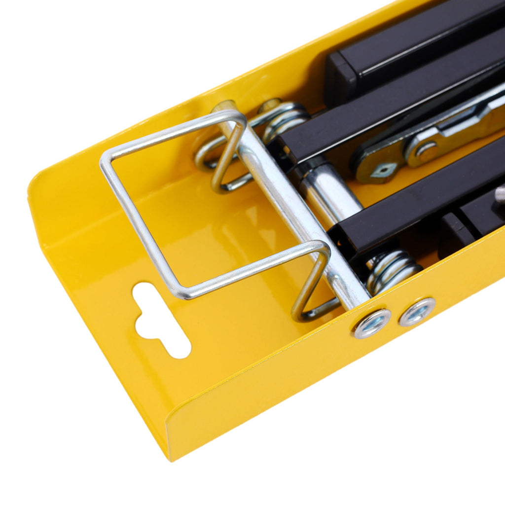 Folding Portable Saw Horses with Fast Open Legs - Yellow / Black