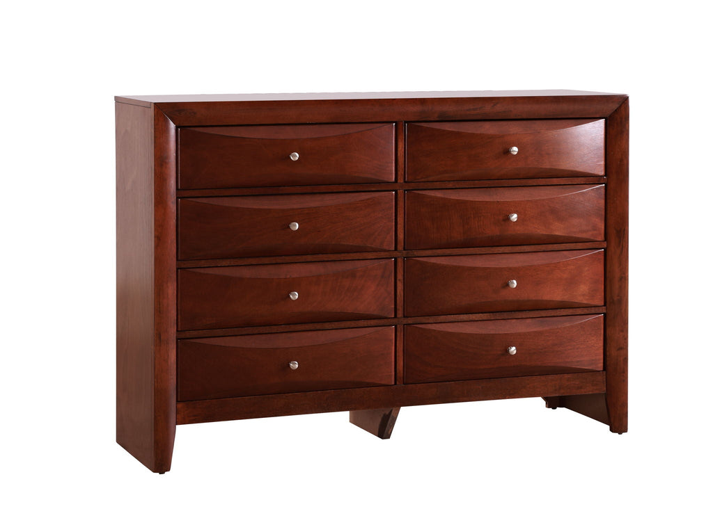 Marilla Dresser with Molded Resin Drawer Fronts - Multiple Colors