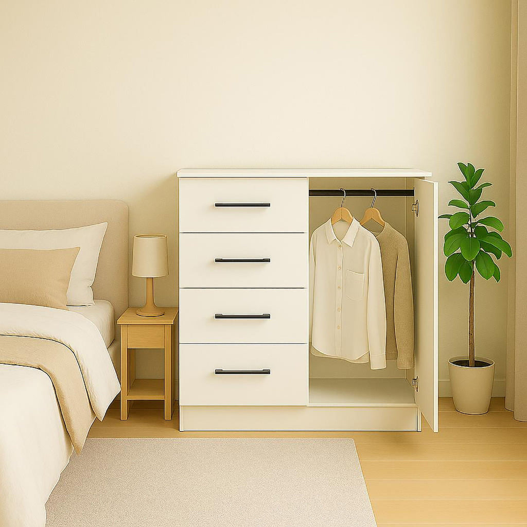 Robin Gentleman’s Chest with Extra Deep Storage - Dark Gray or White