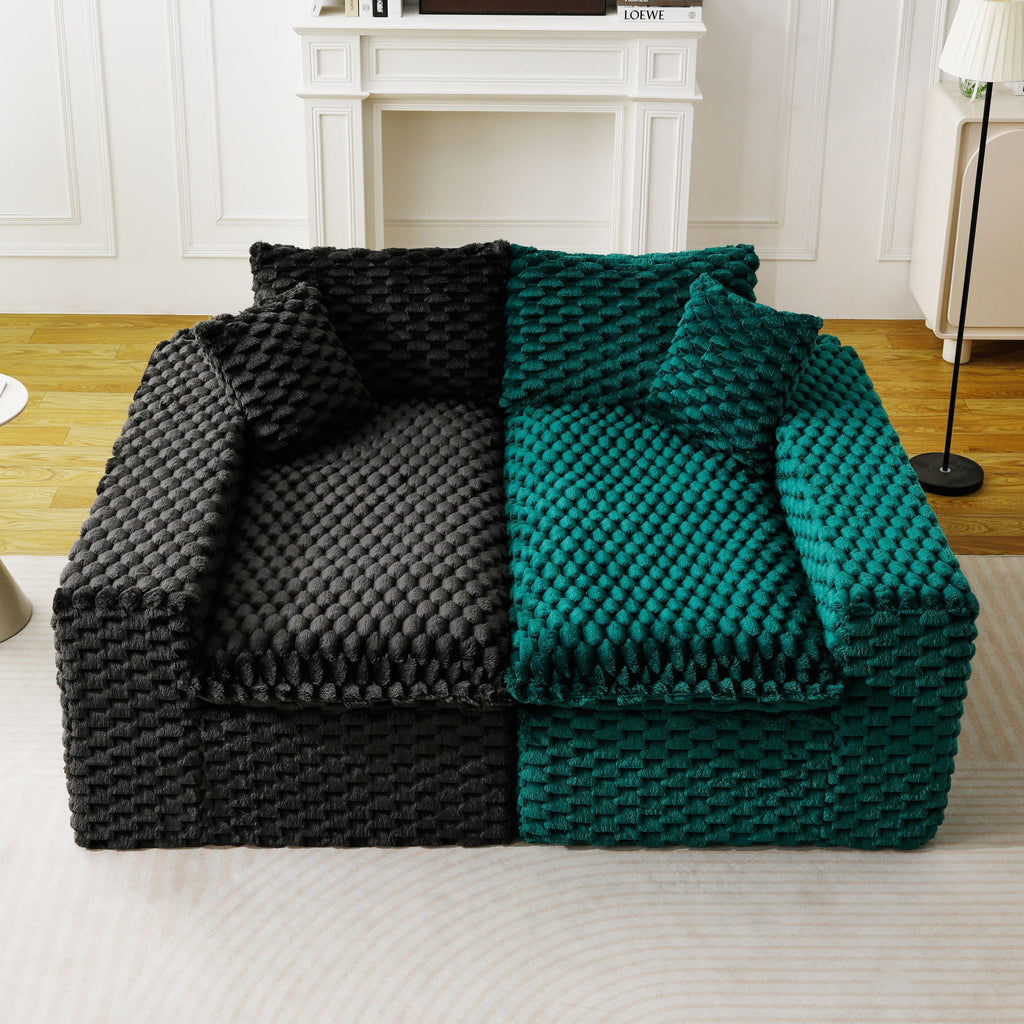Multifunctional Stationary Sofa with Adjustable Layout - Choice of Color