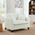 Comfortable Lazy Sofa Chair with Armrests - Pink or Beige