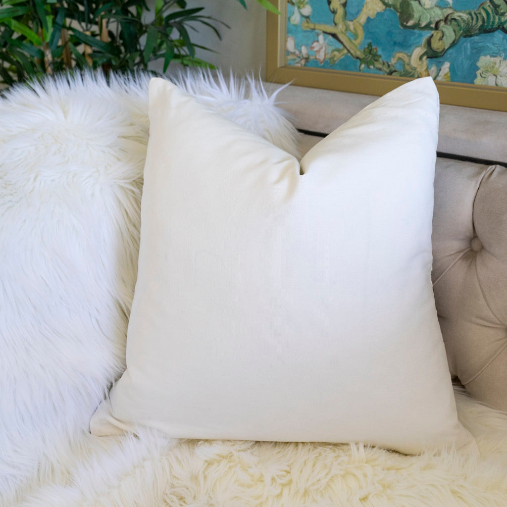 Autumn Vibes Leaf Accent Pillow Set of 2 with Hidden Zipper - Gray or Green