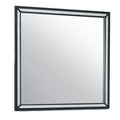 Black Modern Mirror with Large Scale - Carlos