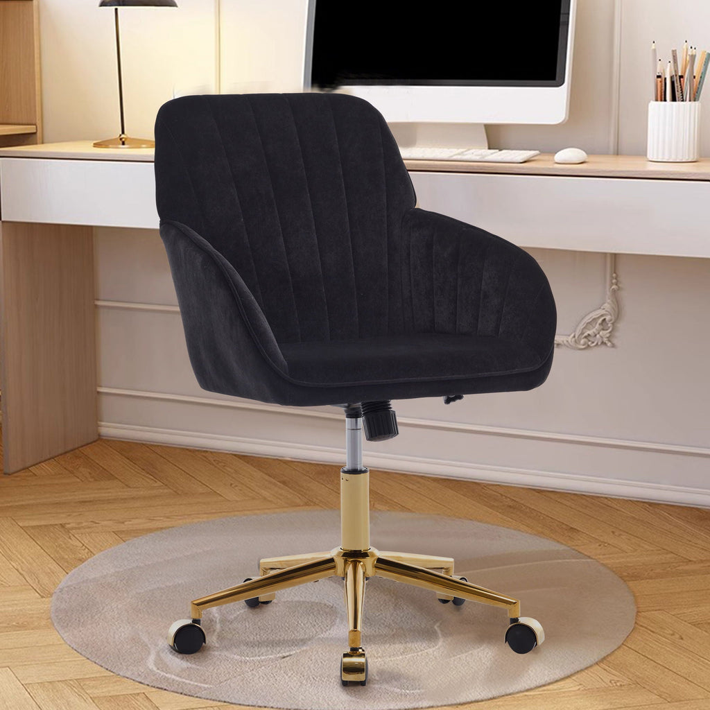 Ergonomic Swivel Office Chair with Memory Foam Seat - Multiple Colors