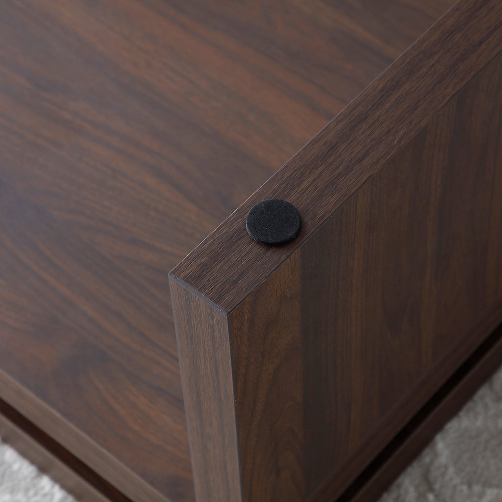Wood Coffee Table with MDF Construction - Mid Century Modern Farmhouse
