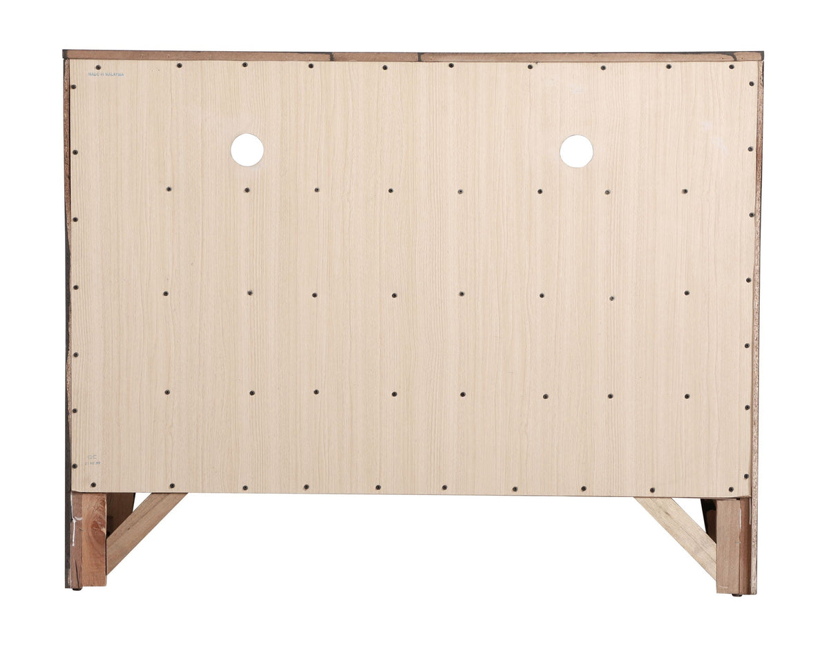 Media Chest with Modern Beveled Drawer Fronts - Multiple Colors