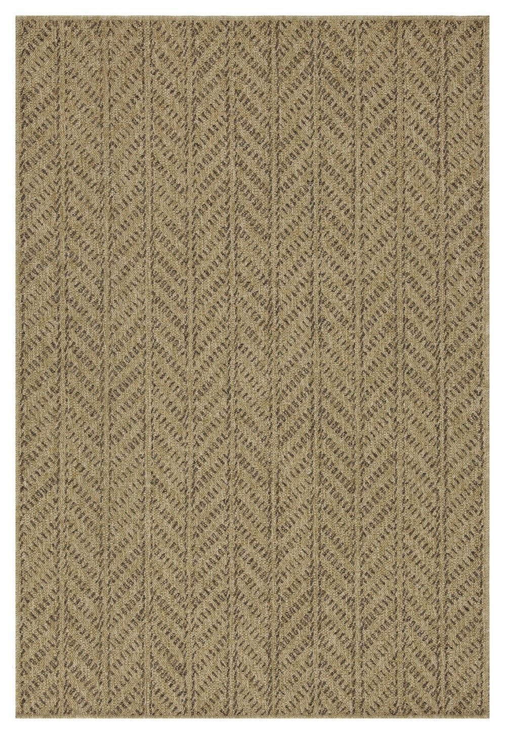 Light Brown Indoor Outdoor Area Rug with Contemporary Design