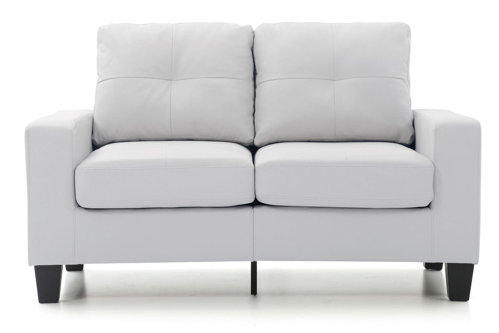 Track Arm Loveseat with Pocket Coil Comfort - Multiple Colors
