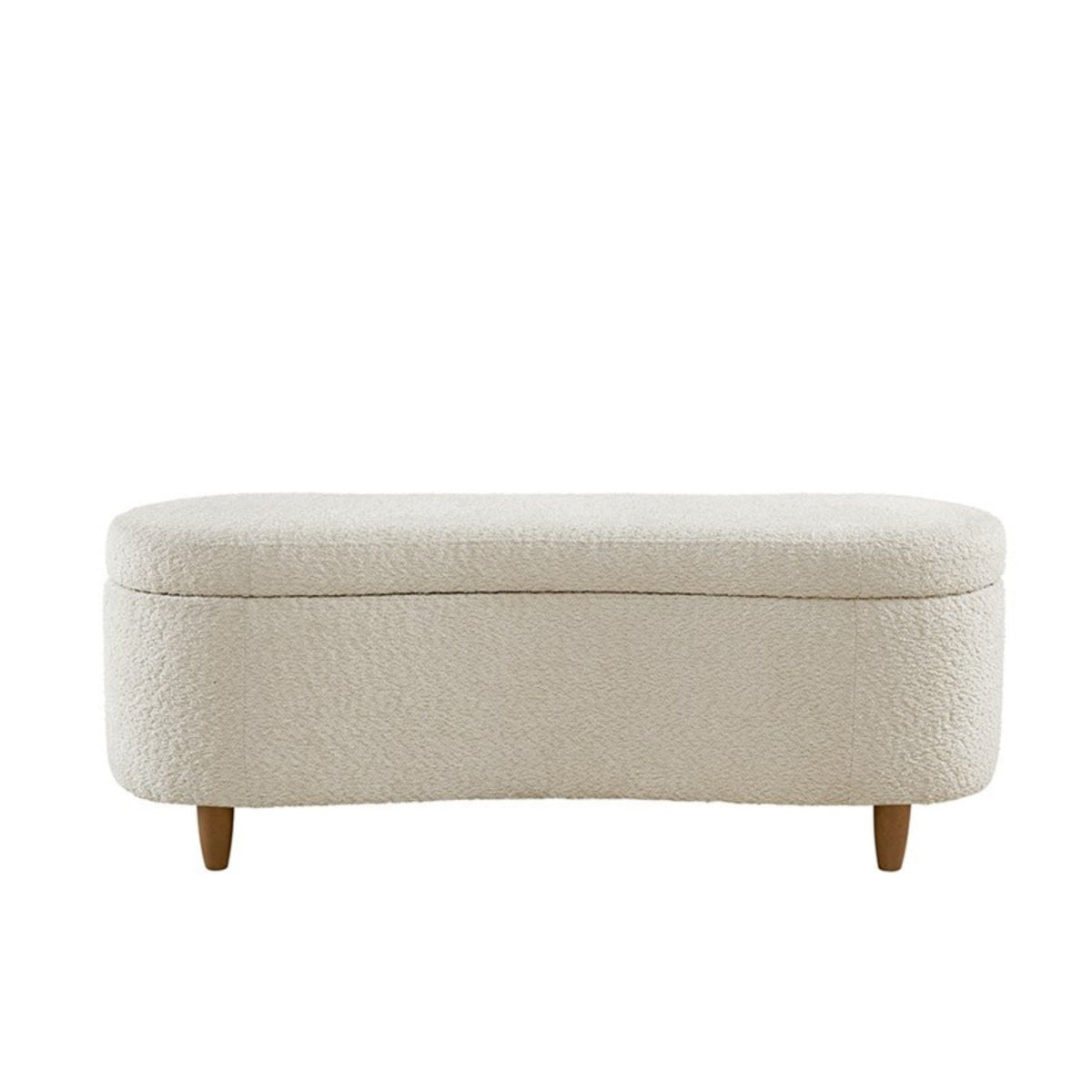 Flip Top Storage Bench with Soft Close Hinges - Light Brown, Beige, or Dark Green