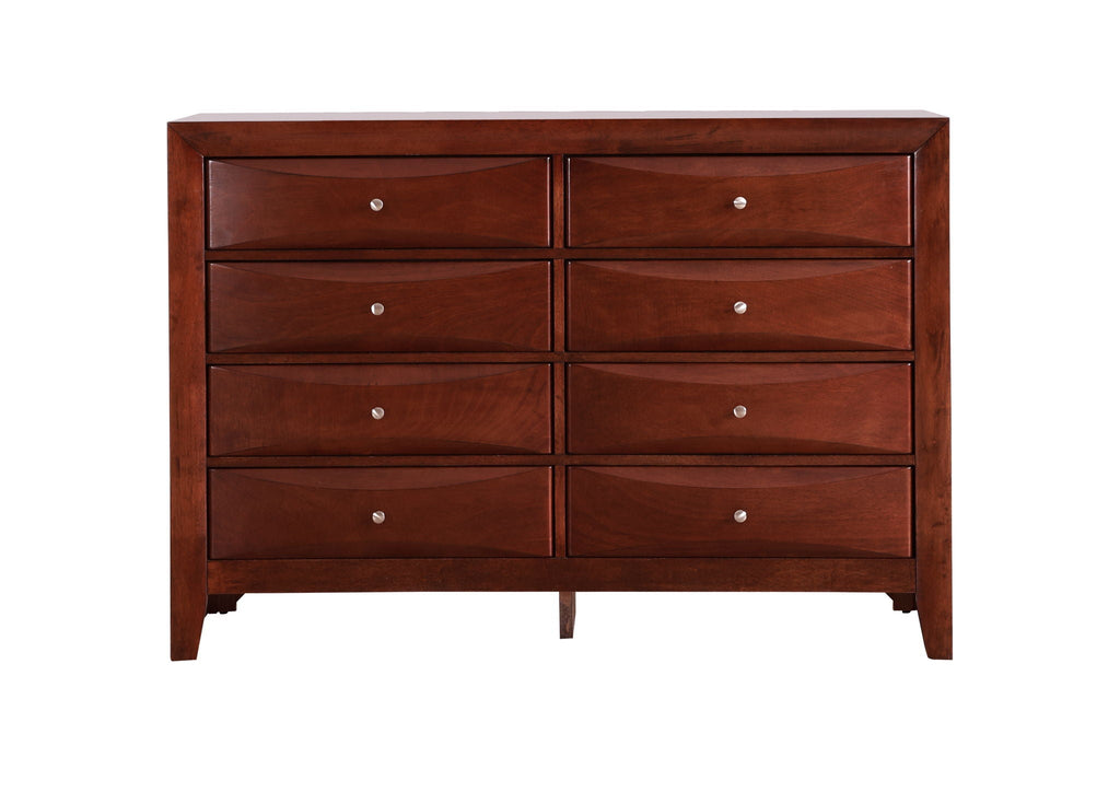 Marilla Dresser with Molded Resin Drawer Fronts - Multiple Colors