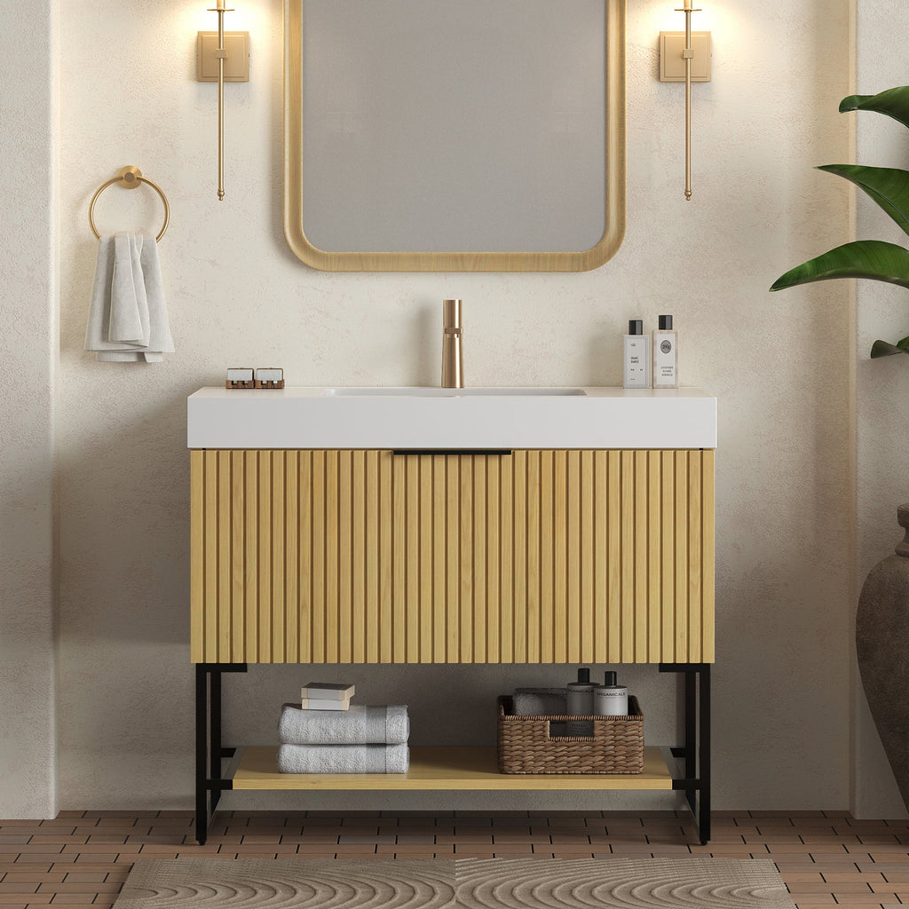 Yolan 36" Bathroom Vanity & Sink