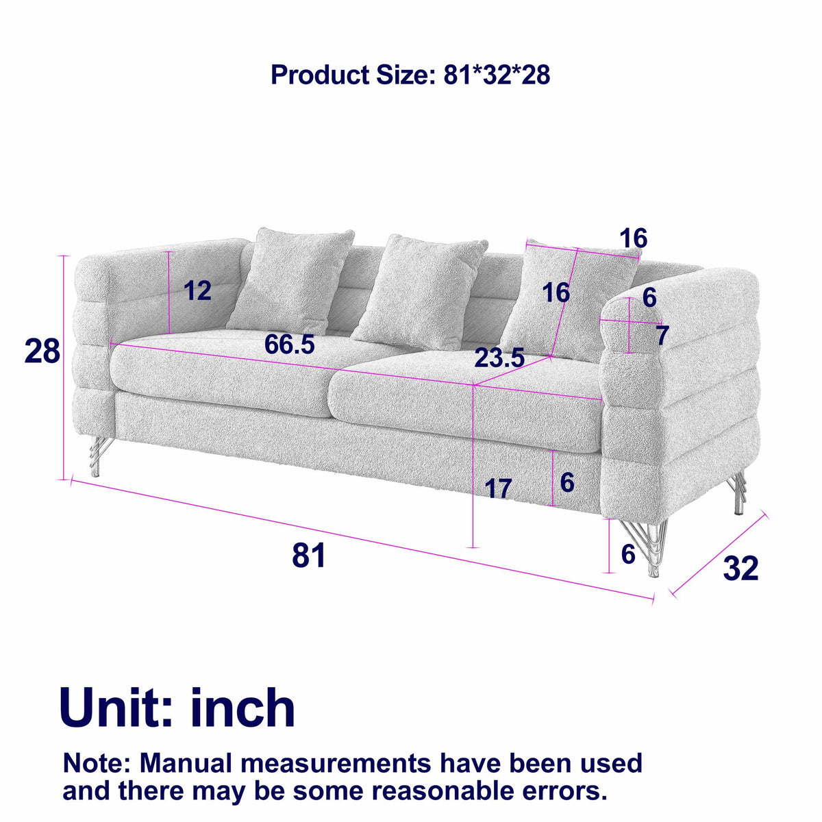 Streamline Sectional Sofa with Art Deco Design - Multiple Colors