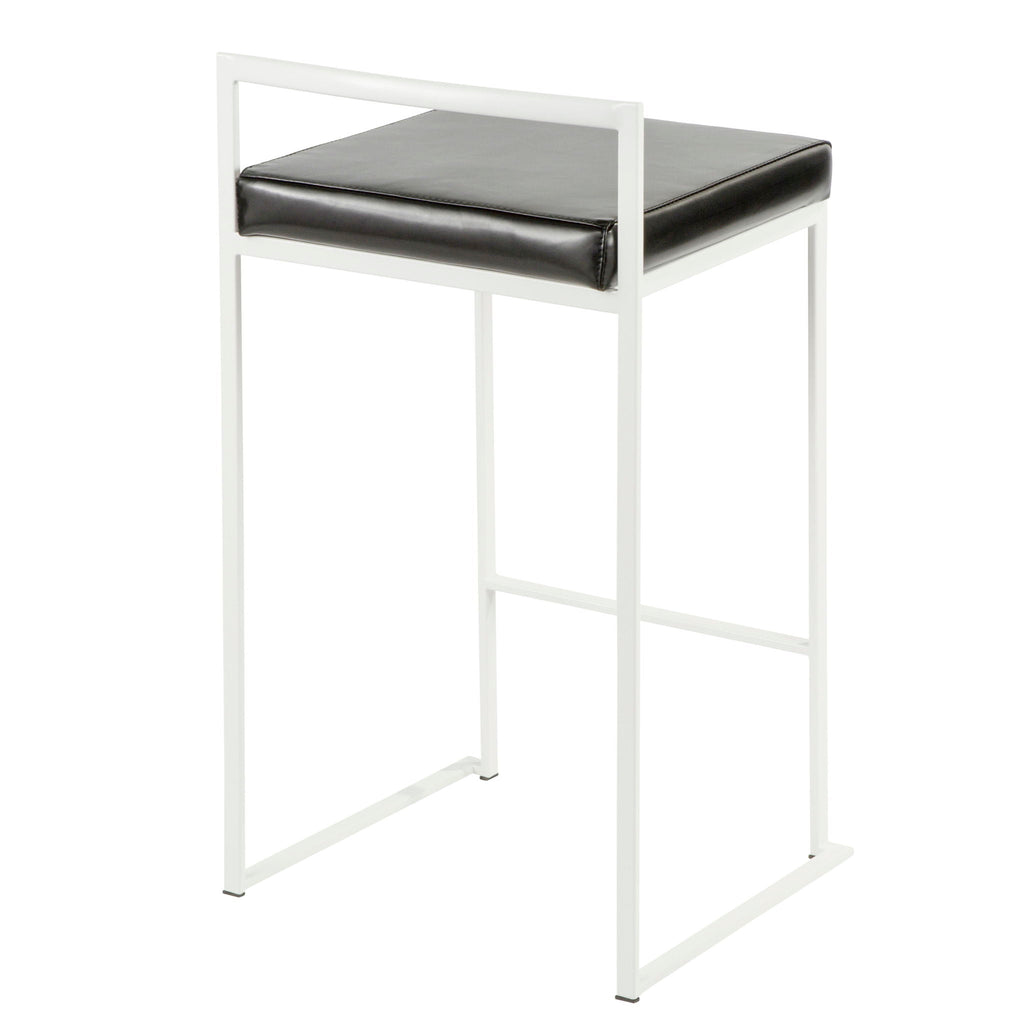 Stackable Counter Stool with Padded Comfort Seat - Multiple Colors